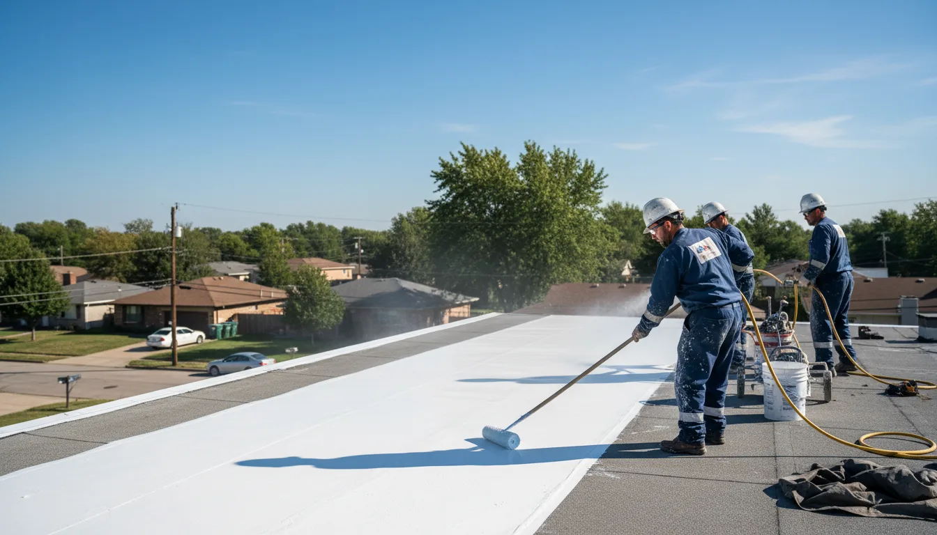 Commercial roof coating in Helm, CA near me